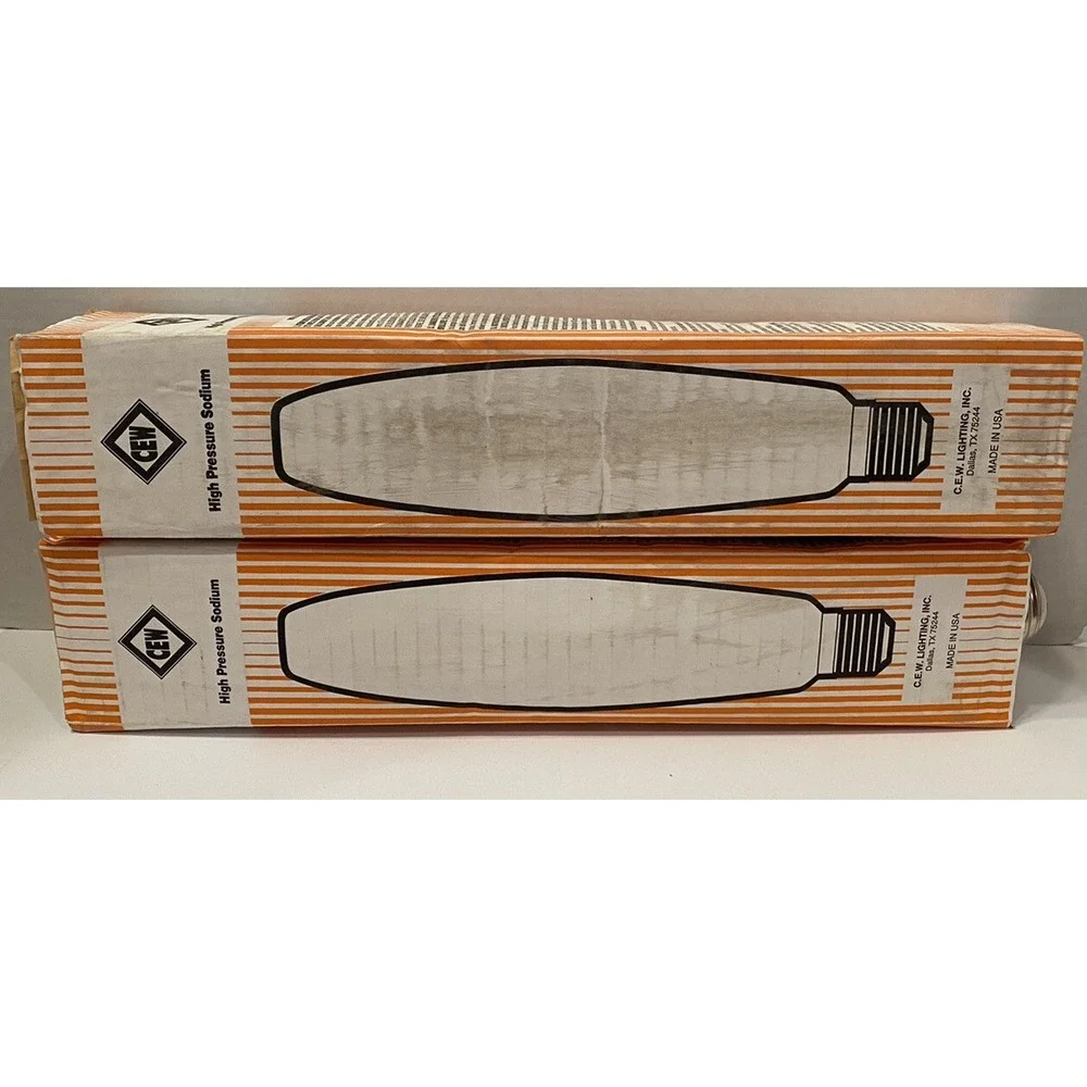 Lot Of 2 High Pressure Sodium Lamp Light CEW LU1000 Made In USA